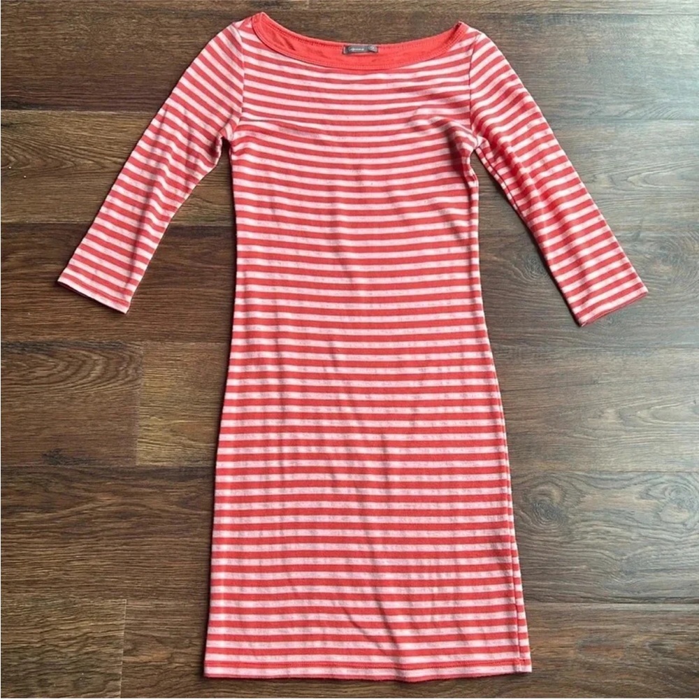 Striped Red Mini Dress